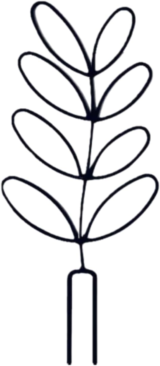 4 Pack Small Plant Trellis, 12.4 Inch Sturdy Rustproof Stackable Trellis for Climbing Plants,Small Metal Heavy Duty Plant Stakes for Indoor Plants for Flower Ivy Vine Rose Monstera Hoya