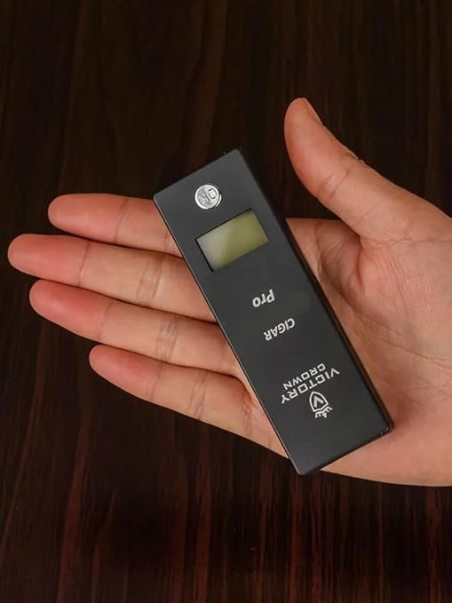 Digital Cigar Humidity Meter Portable Electric Moisture Guage Tester Reader Humidor Hygrometer Needle LCD Display Smoking Tobacco Accessories Gifts