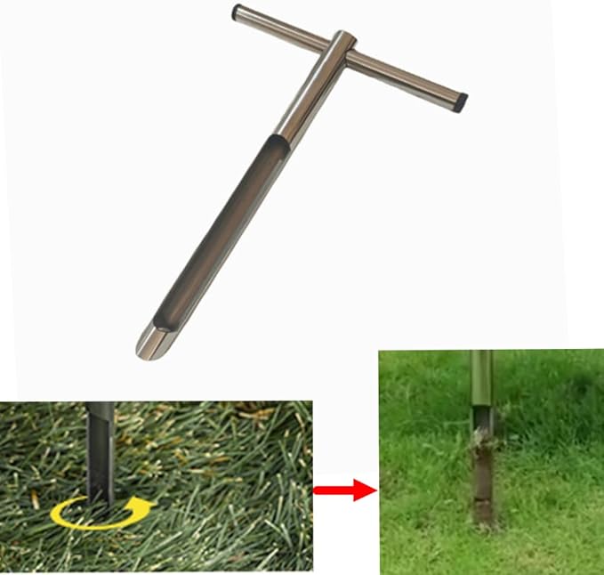 Soil Probe-12” Great Soil Sampler Plant Care, Garden, Lawn, Farm，Soil Sample Probe -Tools for Taking Soil Samples from Land