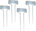 Pack of 25pcs Metal Plant Labels Garden Markers Reusable Nursery Stakes Tags Name Plate for Greenhouse Flower, Herbs, Vegetables, Seedlings, Shrubs (Zinc,L(10.04x2.56x0.08inch))