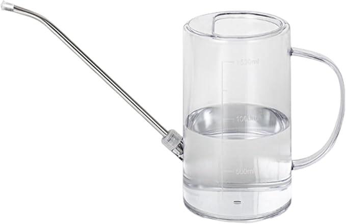 Watering Can for Indoor Plants, Small Watering Cans for House Plant Garden Flower, Long Spout Water Can for Outdoor Watering Plants 1. 5L 2/5 Gallon Clear