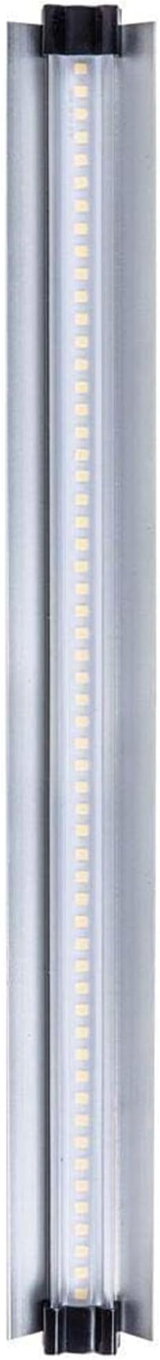 SunBlaster 18" Prism Lens 18W 6400K Full Spectrum LED Strip Light Indoor Greenhouse Plant Grow Lamp with Built-In Reflector & Mounting Clips