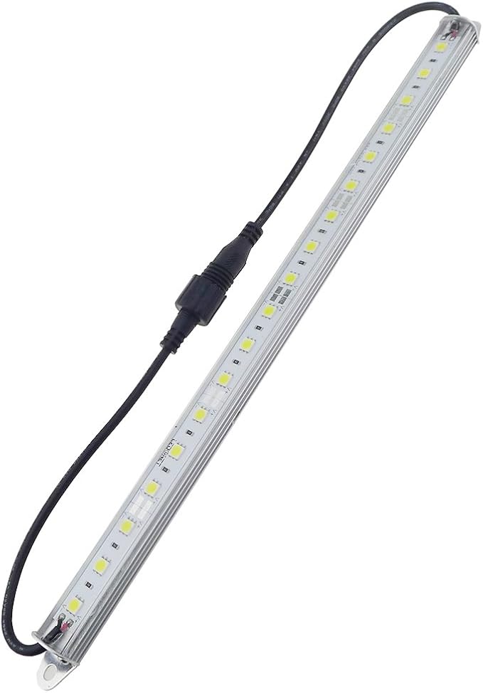 LEDENET 12" Blue 460nm LED Aquarium Fish Tank Light 18LEDs 5050 - Waterproof IP67 Aluminum Lighting 12V DC Grow Bar Light