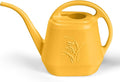 Plastic Watering Can - for Home Plant Garden - 1/2 Gallon - Orange