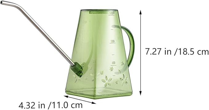 DOITOOL Watering Kettle and Long Spout Watering Can for Indoor and Outdoor Plants 1.4l Green Garden Supply