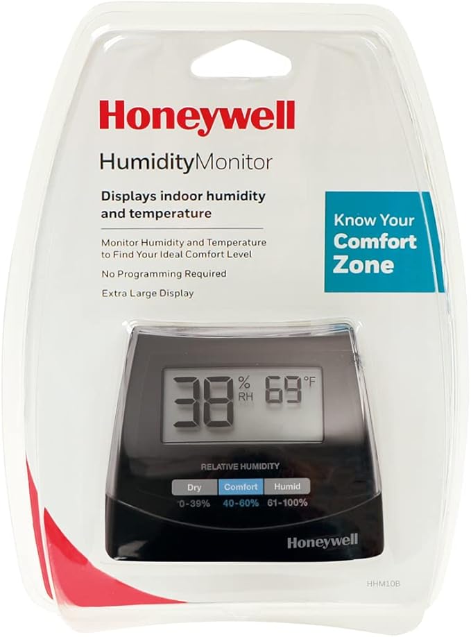 Honeywell HHM10B Humidity Monitor, Black