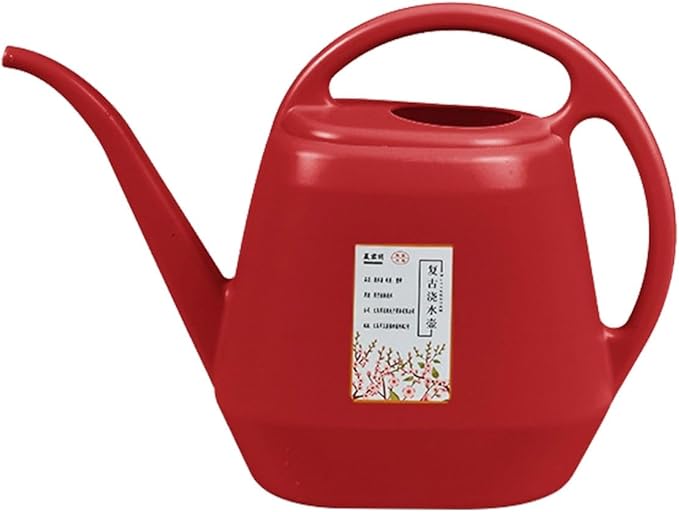 1 Gallon Long Spout Plastic Watering Can with Handle Lightweight Large Watering Can for Garden Flower House Office Indoor Plants Succulent Bonsai