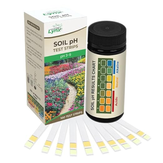Soil pH Test Kit (3-9 Range) – 100 Test Strips for Garden, Lawn, Vegetable & Flower Beds | Quick & Easy Soil pH Monitoring for Indoor & Outdoor Plants | Leaping Lynx