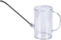Small Plastic Watering Can - for Home Garden - with Long Spout - 1/4 Gallon - 34 Oz - White