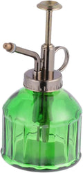 VOSAREA Vintage Glass Watering Kettle Mist Spray Hand Pressure Type Spray Bottle for Indoor Plants 500ml Capacity Glass Design for Flower Gardening and Succulent Care