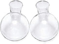 Kingbuy Bulb Forcing Vase Without Side-Hole Plant Propagation Station Air Plant Terrarium for Indoor Hydroponics Water Plants Home Office Decoration Accessories, 2 Pack