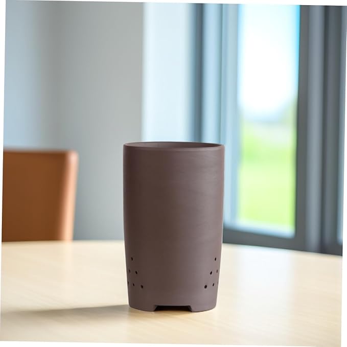 GALPADA Flower Pots for Indoor Plants Purple Sand Planters Drainage Safe Long-Lasting Use