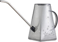 FRCOLOR 1.4l Long Spout Watering Can for Indoor Plants Gardening Watering Kettle with Gray Body for Home and Office Use