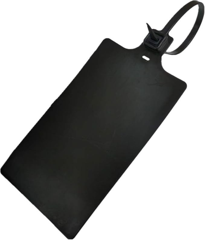 Plastic Seals Shipping Tags Logistics Use Big Sign Tie Large Label Tie, 255mm Total Length, Package of 100pcs (Black)