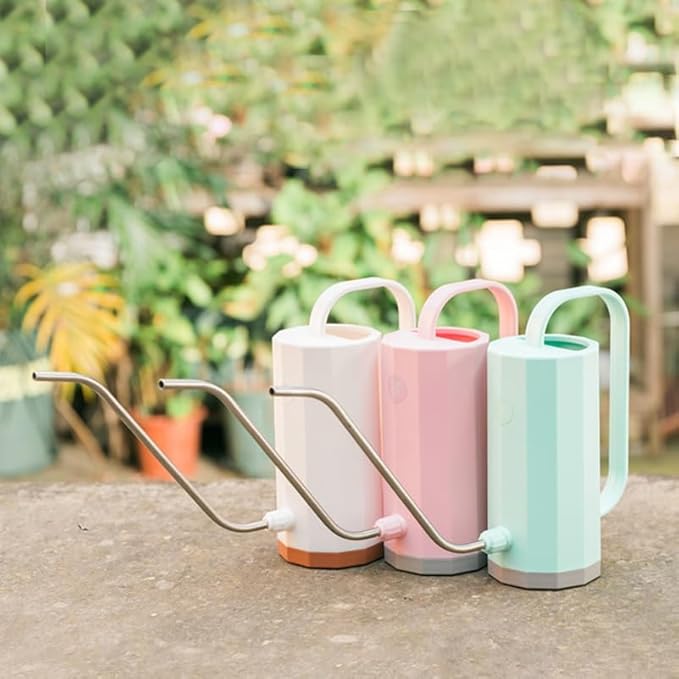 Hemoton Long Spout Watering can 9.64In Lightweight Plastic Indoor Watering Pitcher for Plants Succulents Garden Care