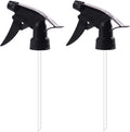 OFFIDIX 2 Pack Plant Mister Sprayers Watering Nozzles for Glass Spray Bottle with Plastic Top Pump and Adjustable Mist Spray Nozzle, Clear