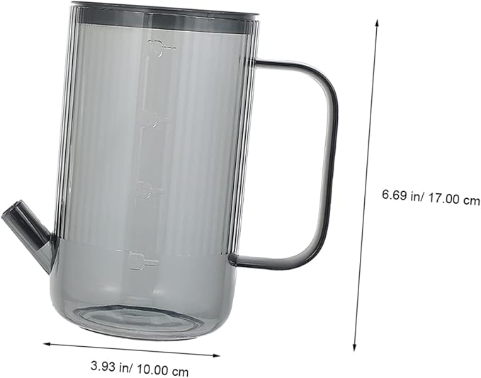 Toddmomy 1pc Chic Long Spout Watering Can Durable Watering Kettle for Indoor and Outdoor Gardening Lightweight Design with Transparent Body for Easy Water Level Monitoring