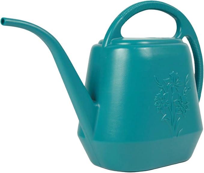 Watering Can Indoor Plants 1 Gallon Long Spout Outdoor Watering Can with Anti-Slip Handle Durable Plastic Small Watering Can for Office Garden Flower House Indoor Plants Succulent Bonsai