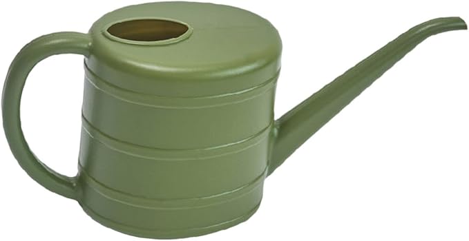 MYCENSE Watering Can Ergonomic Handle Easy to Use 2L Long Spout Water Can Watering Bucket for Flowers Kids Adults Yard Indoor Plants, Green