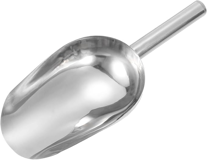 HARFINGTON Garden Soil Scoop 9.45 x 3.74 Stainless Steel Hand Shovel Spade with Handle for Planting Weeding Digging