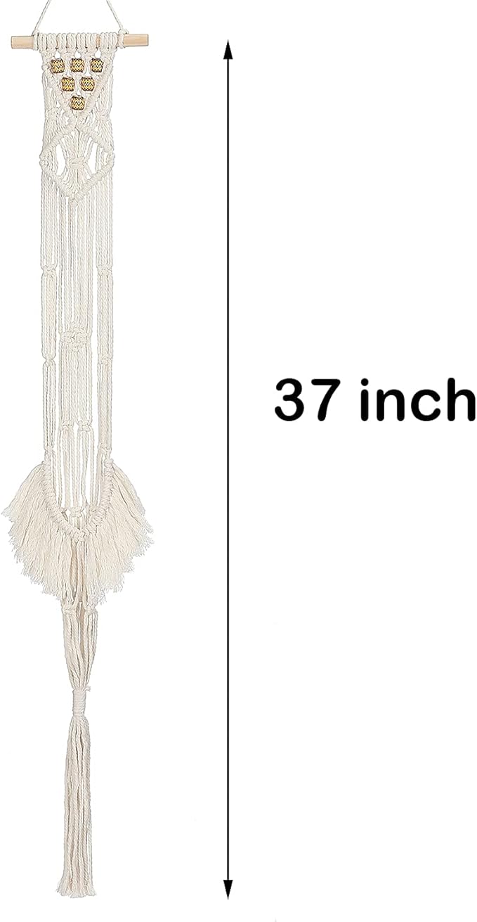Ukulele Hanger Macrame Wall Mount Hanger Stand Holder for Soprano Ukulele Wall Decor Case Alternative Kit