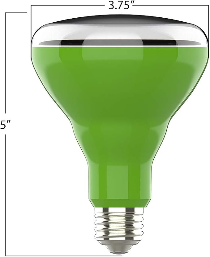 Feit Electric - BR30/GROW/LEDG2/BX Full Spectrum LED 65W Equivalent BR30 Non-Dimmable Hydro Grow Light Bulb | (Pack of 4)