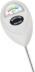 Soil Moisture Meter, Plant Water Meter Soil Meter Moisture Sensor Hygrometer for Indoor Outdoor Plant Care,No Battery Needed(White)