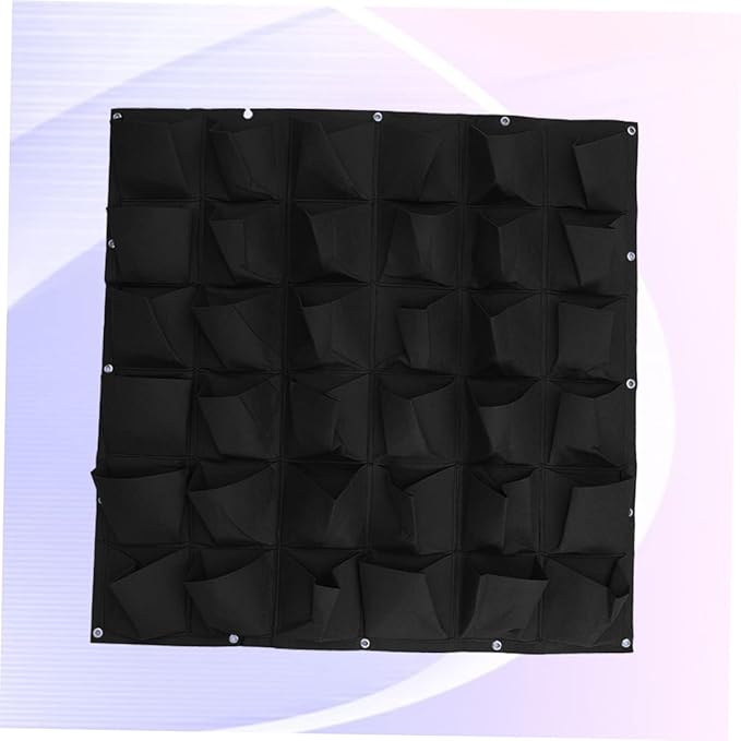 Hanging Bag Planter Wall-Mounted Grow Bag 36 Pockets Non-Woven Planting Pouch