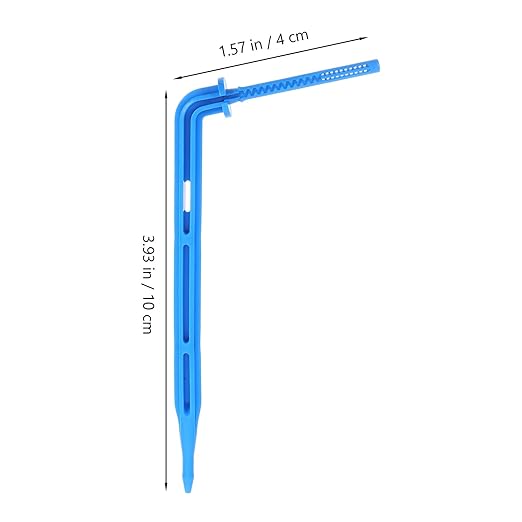 Yardwe 100Pcs Automatic Drip Irrigation Stakes for Indoor Plants Self-Watering System Flower Pot Watering Tool Portable Easy Install Drip Emitter Stakes for Home Garden