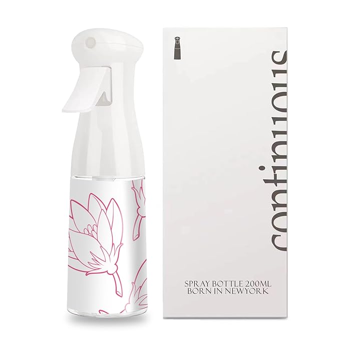 Hair Spray Bottle,Continuous Water Mister Empty Spray for Hairstyling, Cleaning, Plants, Misting and Skin Care