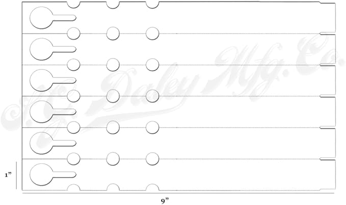 9" x 1" White - 250 Pcs - Plastic Plant Tags and Labels - Wrap Around Thermal Plastic - Nursery Garden Tree Labels | Made in The USA |