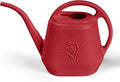 Grip Plastic Watering Can - for Indoor and Outdoor Plant - 1/2 Gallon - Wine Red