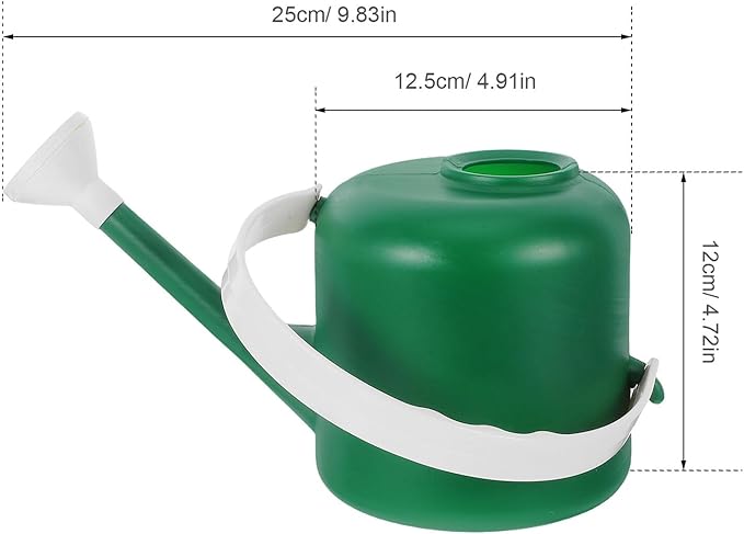 VILLCASE Long-spout Watering Can 1.2l Plastic Handheld Flower Watering Pot for Indoor and Outdoor Gardening