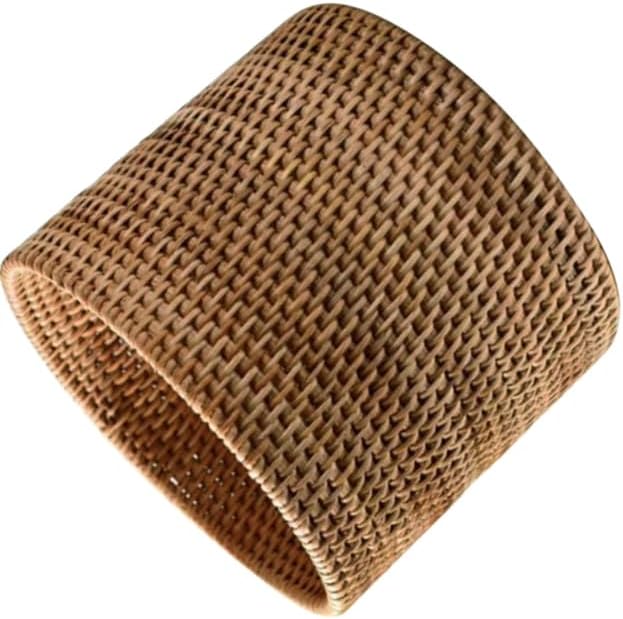 Basket Baskets Wicker Woven Storage Rattan Round Can Trash Fruit Seagrass Empty Bread Large Laundry Planter Blankets Gifts (17X17CM)