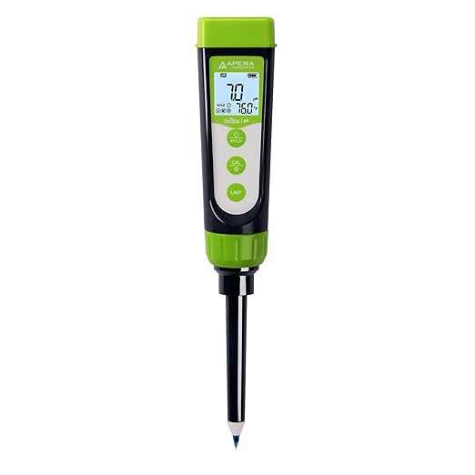 Apera Instruments AI102G GroStar Series GS2 Soil pH Pen Tester Kit for Direct Soil Test and Nutrient Solutions Test with Replaceable Swiss Spear pH Probe, Gen II