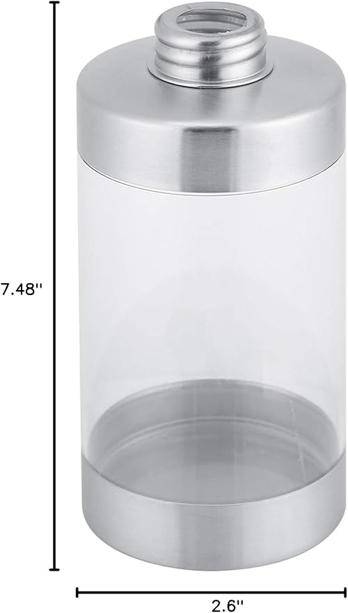 Garosa Fine Mist Spray Bottle 350ml Stainless Steel & Acrylic Water Mister for Indoor Plants Houseplants and Flowers Refillable Plant Misting Bottle