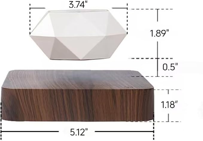 Magnetic Levitation Planter, Floating Plant Pot, Levitating Plant Pot, Smart Plant Pot, 360-degree Rotating Planter; Hovering Plant Pot; Modern Home Decor; Office Desk Planter; Interactive Plant Pot