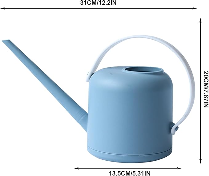 Long-Spout Watering Can, Indoor Plant Waterer, 1.7L Capacity Can with Durable Build, Gardening Tool Material, Watering Device with Detachable Handle, Plant Waterer for Succulents and Flowers