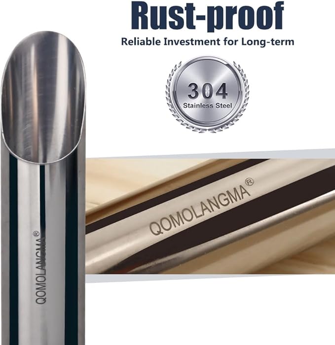 Small Stainless Bonsai Soil Scoop - Garden Handle Scooper for Transplanting, Potting, Digging & Plant Care, Gardening Trowel Tool for Long-Term, Plant Lover Gifts for Women Gardener/ 1 Pcs