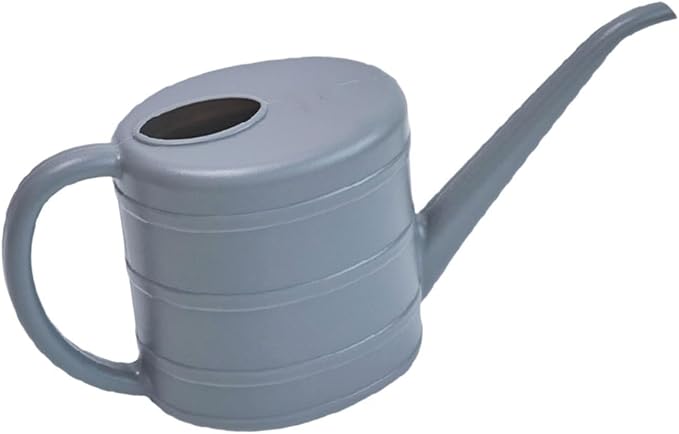 MYCENSE Watering Can Ergonomic Handle Easy to Use 2L Long Spout Water Can Watering Bucket for Flowers Kids Adults Yard Indoor Plants, Gray
