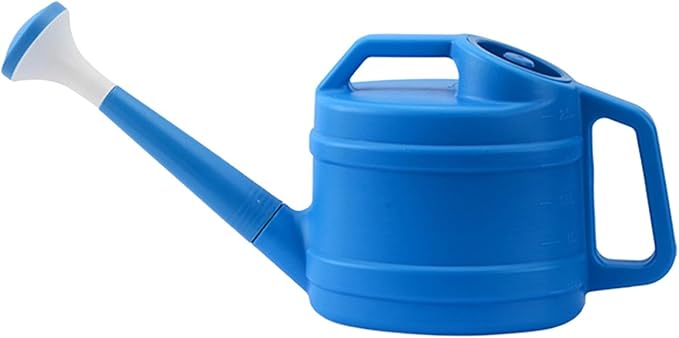 Watering Can for Plants with Sprinkler Head, Detachable Watering Can for House Plant Garden Flower, 2.5L Large Capacity Water Can Plastic Pot, Long Spout for Indoor Outdoor, 1/2 Gallon (Blue)
