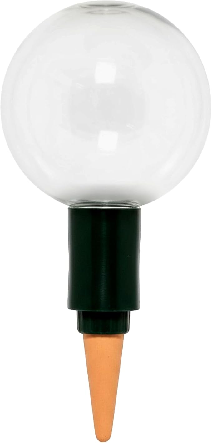 Blumat Clear Globes Single Pack - Automatic Watering Stake with a Beautiful Look