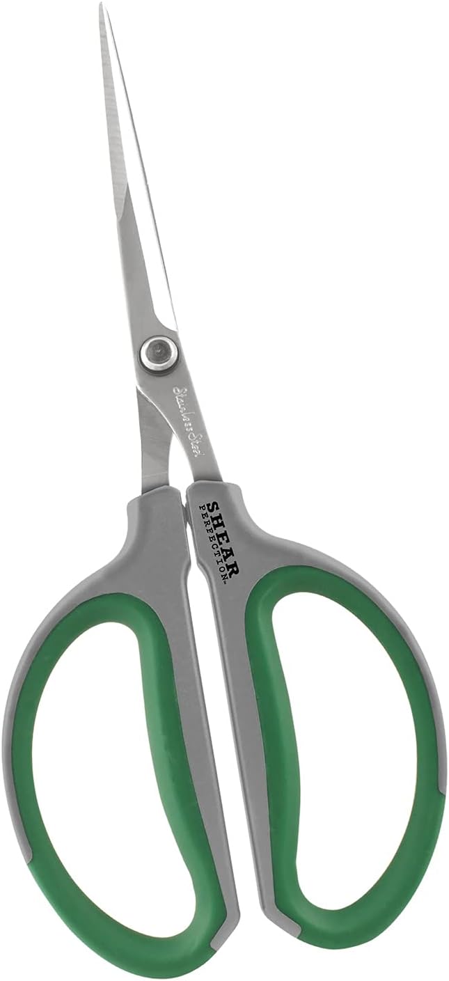 Shear Perfection Stainless Steel Bonsai Scissors, 2.4" Straight Blades - Platinum Series