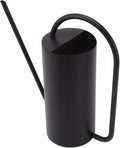 Watering Can, Wide Application Rustproof Long Spout Watering Pot Stainless Steel for Garden (Black)