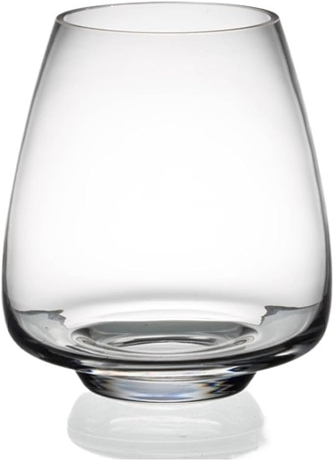 Decor Creative Transparent Glass Fish Tank Aquarium Desktop Living Room Small Goldfish Aquarium Office Hydroponics Plant Planter Starter(Small)