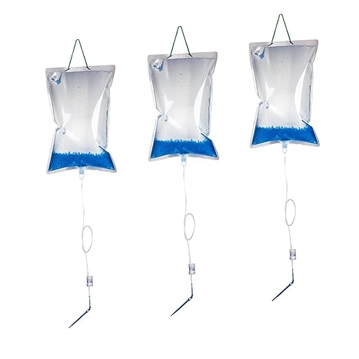 1L Self Watering Plant Bags – Automatic Drip Irrigation Kit with Adjustable Flow Regulator, Compact Vacation Watering System for Indoor Small Potted Plants & Herbs, 3-Pack