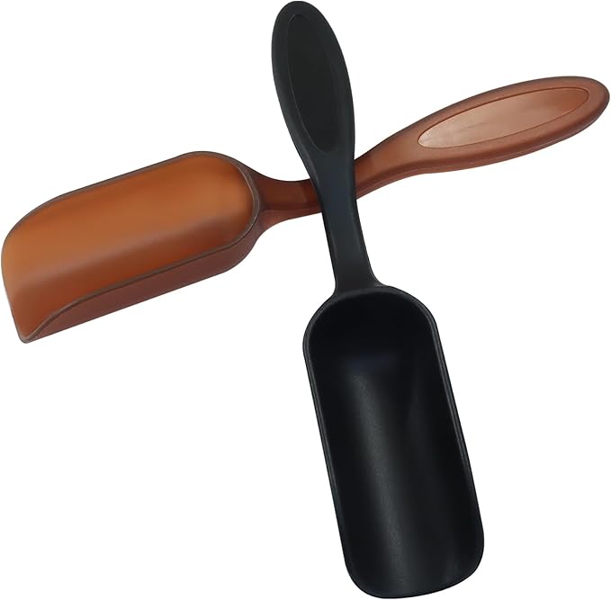 5Pcs Plastic Mini Gardening Shovel Spoons Soil Scoops, Colorful Mini Shovel for Planting, Digging, Transplanting Succulents, Potted Flowers, or Milk Powder, Lightweight and Easy to Clean