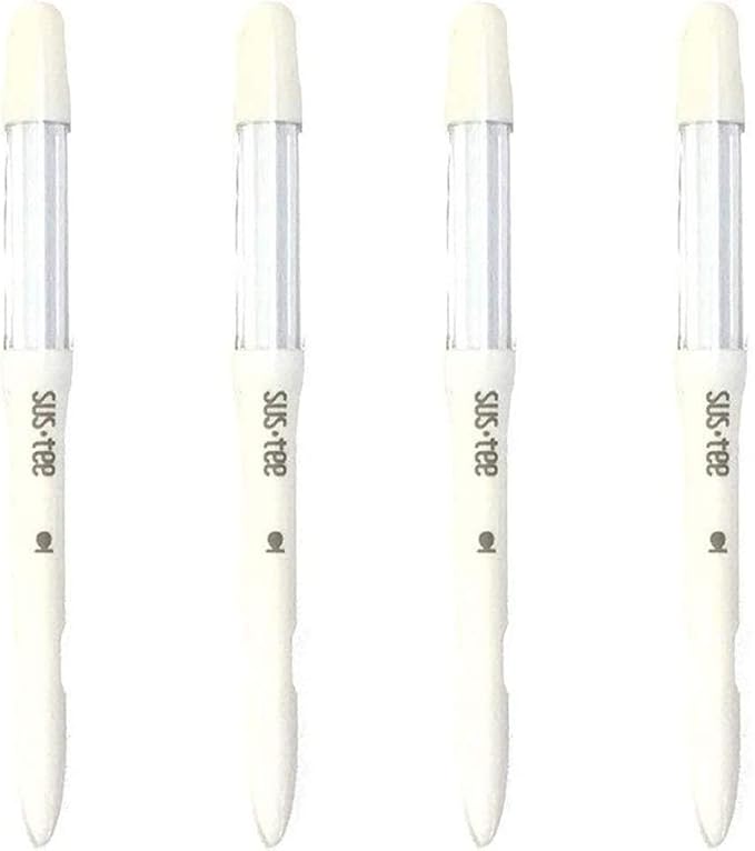 IPPINKA Sustee Aquameter, White, Small, Set of 4 - Soil Moisture Meter for Potted Plants - Plant Water Sensor (Refillable Style)