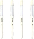 IPPINKA Sustee Aquameter, White, Small, Set of 4 - Soil Moisture Meter for Potted Plants - Plant Water Sensor (Refillable Style)