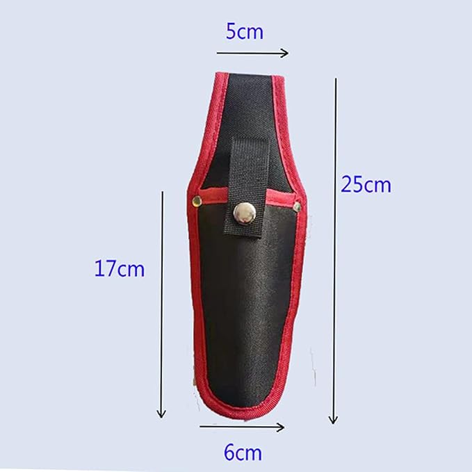 Maxmoral Manual Pruning Shears Canvas Bag 25x6cm Hardware Tool Sheath Hairdressing Equipment/Gardening Utensil Storage Pouch